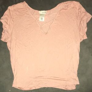 Wet seal pink top!